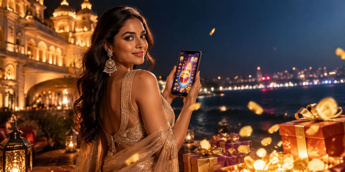 User accessing mobile casino on smartphone in India